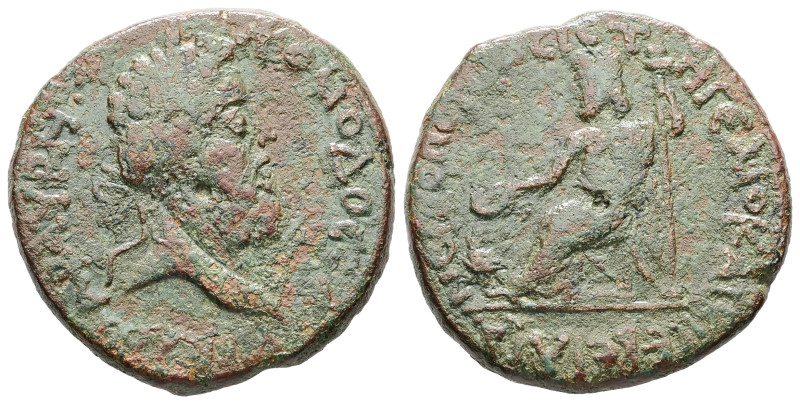 MOESIA INFERIOR, Nicopolis ad Istrum. Commodus, AD 177-192. AE. 11.56 g. 26.68 m...