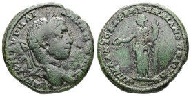 Moesia Inferior, Marcianopolis. Elagabalus, AD 218-222. AE. 8.38 g. 25.77 mm.
Obv: ΑΥΤ Κ Μ ΑΥΡΗΛΙ ΑΝΤΩΝΕΙΝΟϹ. Laureate head of Elagabalus, right.
Rev:...