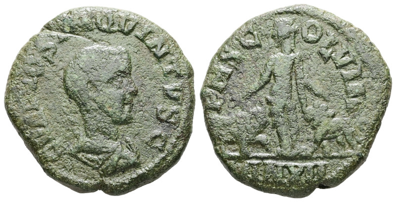 MOESIA INFERIOR, Viminacium. Hostilian, AD 250-251. AE. 11.46 g. 26.72 mm.
Obv: ...