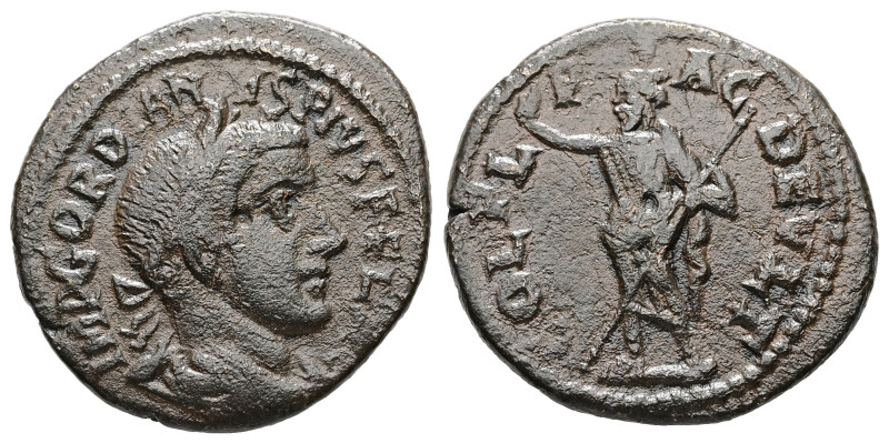 Thrace, Deultum. Gordian III, c. AD 241-2. AE. 5.27 g. 23.36 mm.
Obv: IMP GORDIA...