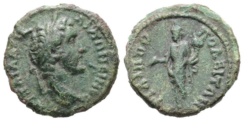 Thrace, Philippopolis. Antoninus Pius, AD 138-161. AE. 3.66 g. 18.11 mm.
Obv: [Α...