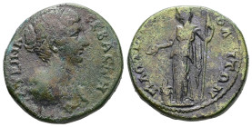 Thrace, Plotinopolis. Faustina II, Augusta, AD 147-175. AE. 7.39 g. 22.28 mm. 
Obv: ΦΑΥϹΤΕΙΝΑ ϹΕΒΑϹΤΗ. Draped bust of Faustina II, right.
Rev: ΠΛΩΤΕΙΝ...