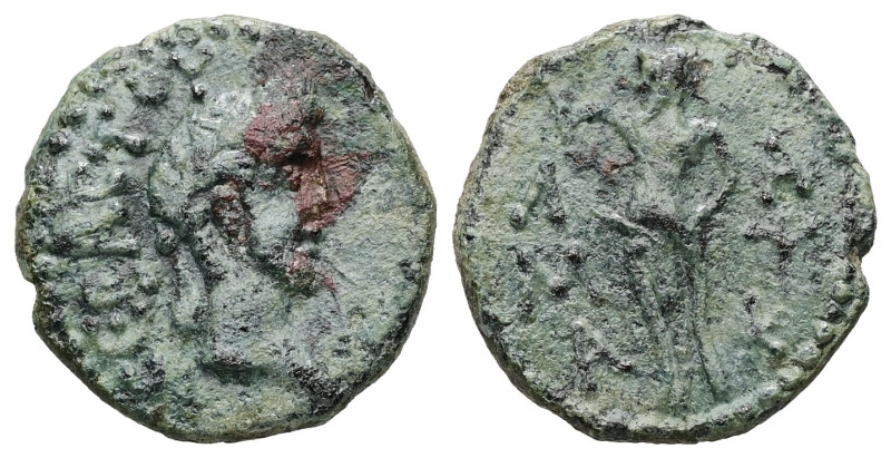 Mysia, Lampsacus. Augustus, 27 BC-AD 14. AE. 2.71 g. 16.07 mm.
Obv: ϹΕΒΑϹΤΟΥ. La...