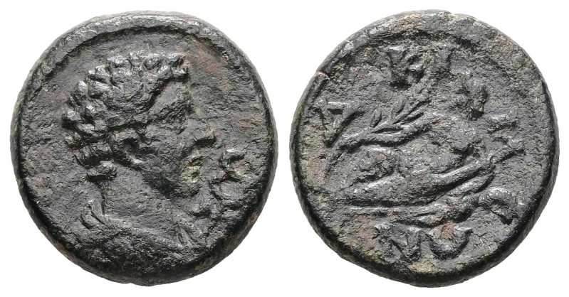 Phrygia, Docimeum. Pseudo-autonomous, c. AD 2nd-3rd centuries. AE. 2.84 g. 15.50...