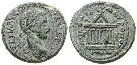 Cilicia, Anazarbus. Severus Alexander, AD 230/1. AE. 13.16 g. 25.10 mm.
Obv: ΑΥΤ Κ Μ ΑΥ ϹΕΟΥ ΑΛΕΞΑΝΔΡΟϹ ϹΕ. Laureate head of Severus Alexander, right....