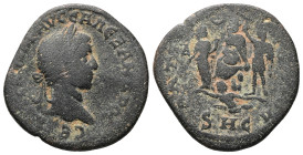 Syria, Antioch. Severus Alexander, AD 222-235. AE. 14.97 g. 31.88 mm.
Obv: ΑΥΤ ΚΑΙ ΜΑΡ ΑΥ ϹΕ ΑΛΕΞΑΝΔΡΟϹ ϹΕ. Laureate head of Severus Alexander, right....