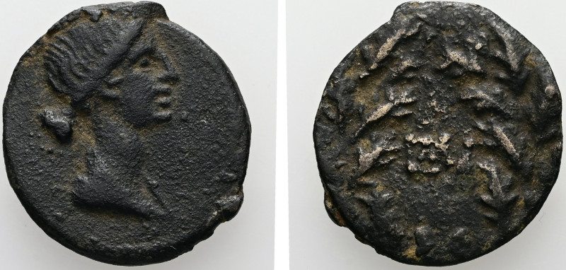 Egypt, Alexandria. Livia, AD 11/12. AE. 5.02 g. 23.81 mm.
Obv:draped bust of Liv...