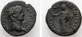 Egypt, Alexandria. Claudius, AD 42/3. BL, Tetradrachm. 13.00 g. 25.55 mm.
Obv: ΤΙ ΚΛΑΥΔΙ ΚΑΙΣ ΣΕΒΑ ΓΕΡΜΑΝΙ ΑΥΤΟΚ, LΔ. Laureate head of Claudius, right...