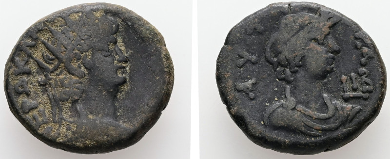 Egypt, Alexandria. Nero, AD 65/6. BL, Tetradrachm. 12.51 g. 24.38 mm.
Obv: ΝΕΡΩ ...