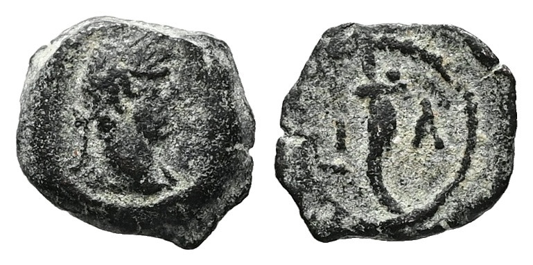 Egypt, Alexandria. Hadrian, Issue: L ΙΑ = year 11 (AD 126/7). AE, Dichalkon. 1.1...