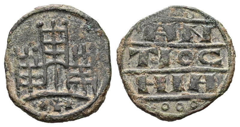 Crusaders, Principality of Antioch. Anonymous, AD 1120-1140. 0.91 g. 16.04 mm.
...