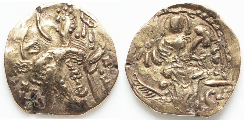 INDIA. Hunnic Tribes. Kidarites. Kidara (ca. AD 365-390). AV dinar (25mm, 7.81 g...