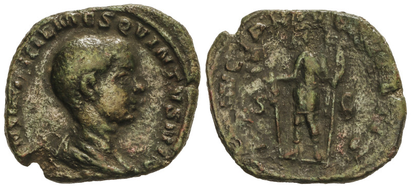 Roman Coins

Empire

Dupondio. 251 d.C. HOSTILIANO. Anv.: (C. VALENS.) HOSTI...