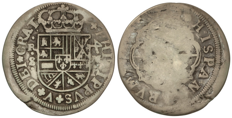 Spanish Monarchy

Philip V

4 Reales. (1718). SEVILLA. M. 9,34 grs. Leyenda:...