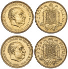 Peseta Period

Estado Español

Lote 2 monedas 2, 50 Pesetas. 1953 (*19-70) y (*19-71). Procedentes de tira F.N.M.T. PRUEBAS.