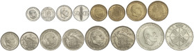 Peseta Period

Estado Español

Serie 8 monedas 10 Céntimos a 100 Pesetas. (*67). Serie completa (*19-67). La de 2, 50 Pesetas es 1953 (*19-56). En...