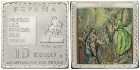 Peseta Period

Philip VI

10 Euro. 2019. BICENTENARIO DEL MUSEO DEL PRADO. AR. La anunciación del Greco. En estuche original con certificado. PROO...