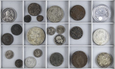 Lots and Collections

Lote 22 monedas. IMPERIO ROMANO a JUAN CARLOS I y EXTRANJERAS. AE, Ni, AR. A EXAMINAR. BC a SC.