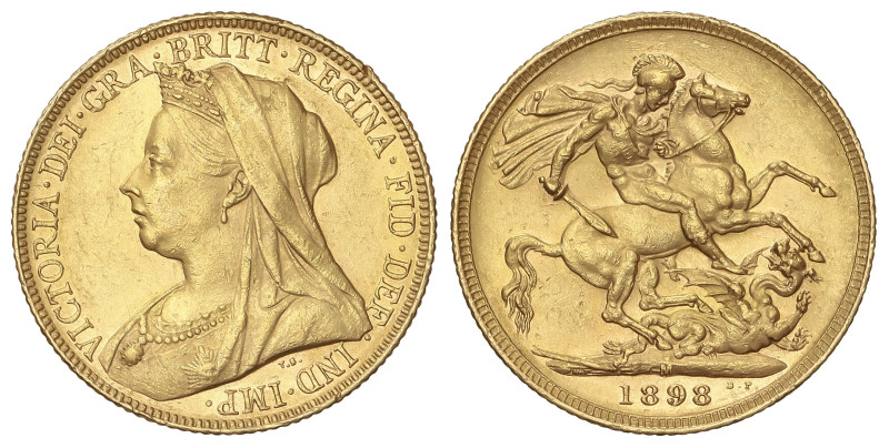 World Coins

Australia

Sovereign. 1898-M. VICTORIA. MELBOURNE. 7,98 grs. AU...