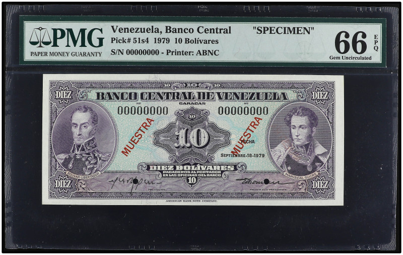 World Banknotes

10 Bolívares. 18 Septiembre 1979. VENEZUELA. Precintado y gar...