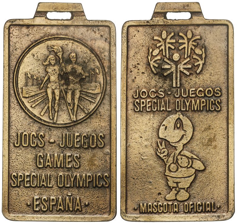 Spanish Medals

Medalla. JOCS -JUEGOS- GAMES SPECIAL OLYMPICS. ESPAÑA. Anv.: P...