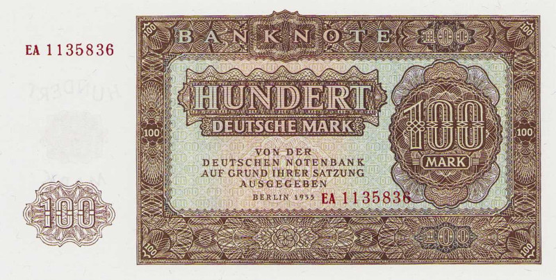 Deutsche Demokratische Republik
Ausgaben der Deutschen Notenbank und Staatsbank...