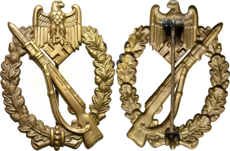 Orden des Dritten Reiches
Infanterie-Sturmabzeichen in Bronze Verliehen 1940-19...