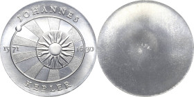 Fehlprägungen, Proben und Abschläge
 1 Mark 1968. Kepler. Einseitiger Aluminiumabschlag des Avers Jaeger 1534 A Auflagenhöhe: 450 Exemplare. Selten. ...