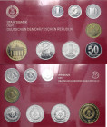 Kursmünzensätze
 1, 5, 10, 20 und 50 Pfennig, 1, 2 und 5 Mark 1988. Brandenburger Tor. In originaler Hartplastik Auflagenhöhe: nur 2.300 Sätze. Polie...