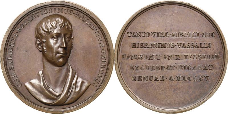 Frankreich
Napoleon I. 1804-1814, 1815 Bronzemedaille 1805 (Girolamo Vassallo) ...