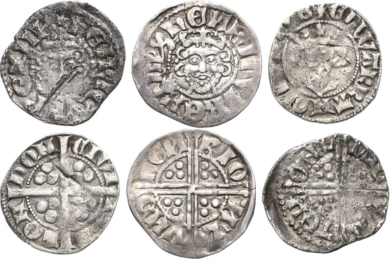 Großbritannien
Henry III. 1216-1272 Penny, London Long cross type. Kopf mit Kre...