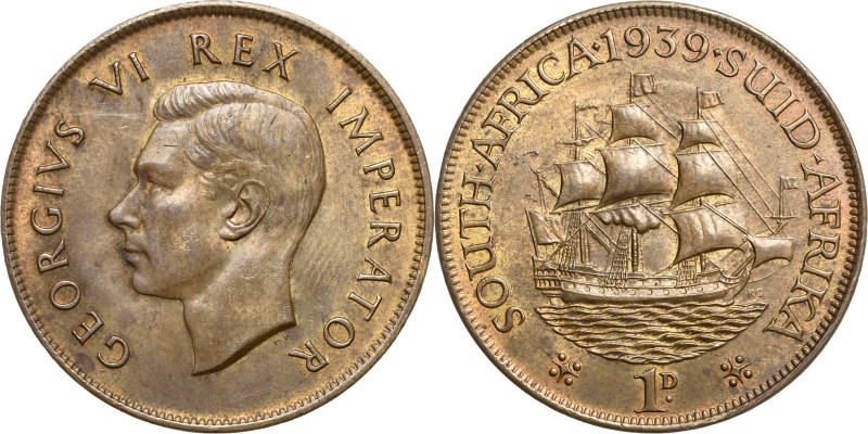 Südafrika
Georg VI. 1936-1952 Penny 1939. KM 25 Prachtvolles Exemplar. Fast prä...