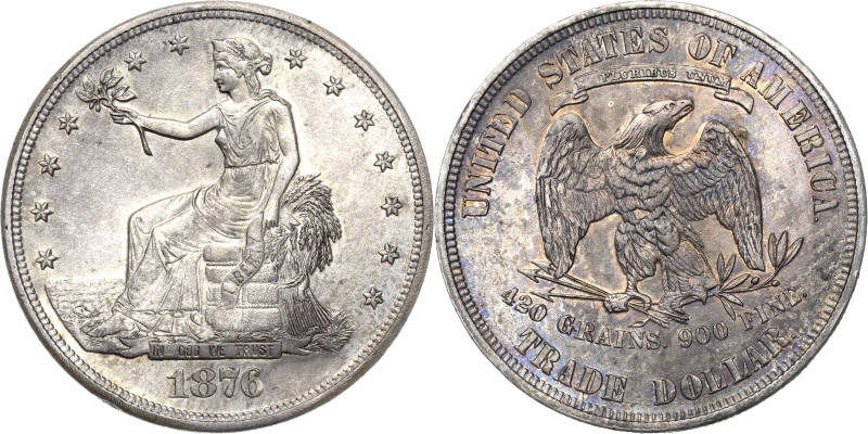 Vereinigte Staaten von Amerika
 Dollar 1876, o.Mzz.-Philadelphia Trade Dollar K...