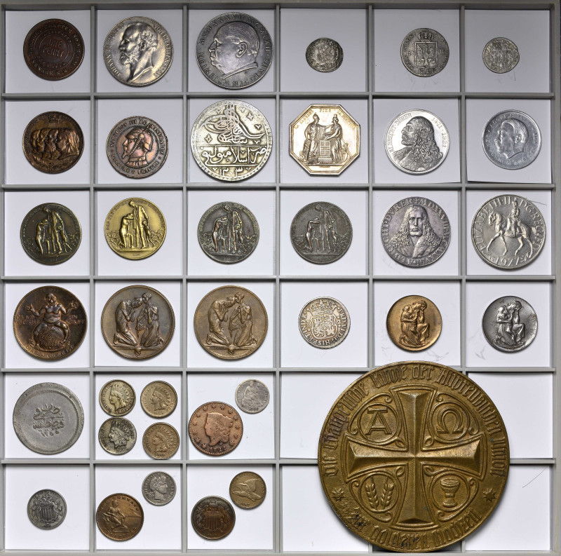 Allgemeine Lots
Lot-37 Stück Lot von ausländischen und altdeutschen Münzen und ...