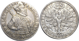 Habsburg
Erzherzog Ferdinand 1564-1595 Doppeltaler o.J. Hall Mit Voluten-Kranz Dekor über Adlerkopf Voglhuber - Davenport 8109 A M./T. 318 57.25 g. S...