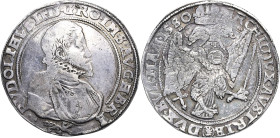Habsburg
Rudolf II. 1576-1612 Taler 1580, Kuttenberg Mit Mzz. Nr. 41 (G. Satny von Olivet) Voglhuber 101/I Davenport 8079 Dietiker 368 Sehr selten. S...