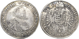 Habsburg
Ferdinand II. 1619-1637 Taler 1630, NB-Nagybanya Voglhuber 144/I Davenport 3131 Huszar 1182 Selten. Sehr schön
