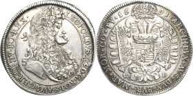 Habsburg
Leopold I. 1657-1705 Taler 1691, KB-Kremnitz Walzenprägung Voglhuber 225/V Davenport 3261 Huszar 1372 Vorzüglich