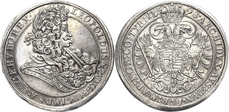 Habsburg
Leopold I. 1657-1705 Taler 1698, KB-Kremnitz Voglhuber 225/VI Davenpor...