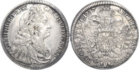Habsburg
Karl VI. 1711-1740 Taler 1737, Hall Voglhuber 259/VI Davenport 1056 M./T. 863 Vorzüglich