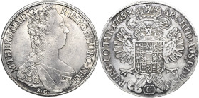 Habsburg
Maria Theresia 1740-1780 Taler 1765, Hall Voglhuber 274/II Davenport 1122 Eypeltauer 81 M./T. 966 Fast Vorzüglich/Vorzüglich