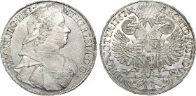 Habsburg
Maria Theresia 1740-1780 Taler 1767, ICSK-Wien Voglhuber 281/V Davenport 1114 Eypeltauer 188 Prachtexemplar. Kl. Kratzer, vorzüglich-Stempel...