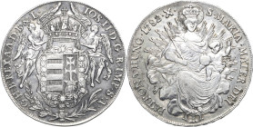 Habsburg
Josef II. 1764-1790 Taler 1782, B-Kremnitz Für Ungarn Jaeger 27 Huszar 1869 Davenport 1168 Vorzüglich
