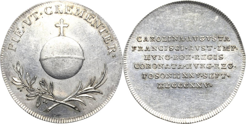 Kaiserreich Österreich
Franz I. 1804-1835 Silberjeton 1825. Ungarische Krönung ...