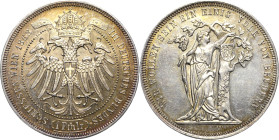 Kaiserreich Österreich
Franz Joseph I. 1848-1916 Taler 1868, Wien 3. Deutsches Bundesschießen in Wien Davenport 28 Jaeger 371 Slg. Peltzer 1923 Attra...