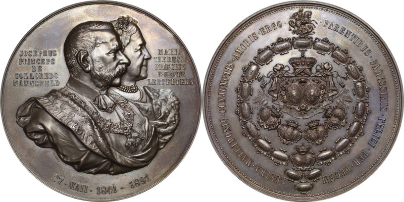 Medaillen
 Bronzemedaille 1891 (H. Jauner) Goldenes Hochzeitsjubiläum von Josep...