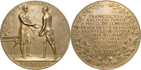 Medaillen
 Bronzemedaille 1916 (Stefan Schwartz) Auf das 100-jährige Jubiläum der "Privilegirten Österreichischen Nationalbank". Kaiser Franz II. übe...