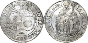 Geistlichkeiten - Salzburg
Wolf Dietrich von Raitenau 1587-1612 Taler o.J. Zöttl 974 Probszt 825 Davenport 8187 Attraktives Exemplar. Vorzüglich-Stem...