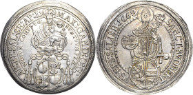Geistlichkeiten - Salzburg
Max Gandolph Graf Kuenburg 1668-1687 Taler 1668. Zöttl 2003 Probszt 1663 Davenport 3508 Prachtvolles Exemplar. Fast Stempe...