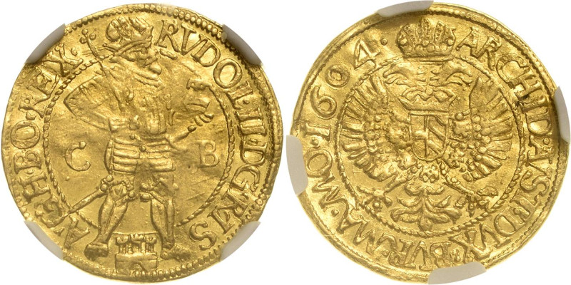 Siebenbürgen
Rudolf II. von Habsburg 1598 und 1602-1605 Dukat 1604, CB-Klausenb...